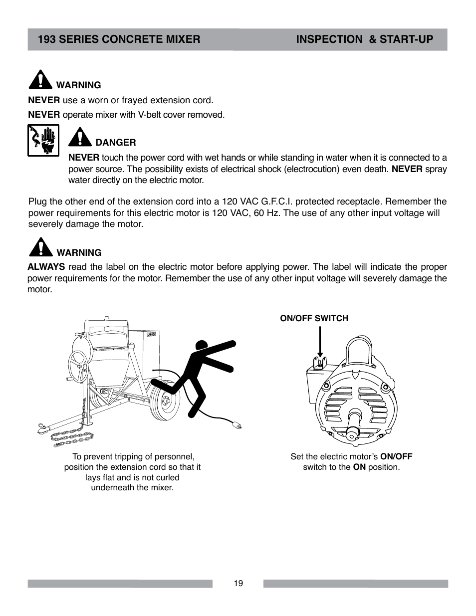 MK Diamond Canoga 193 Electric User Manual | Page 19 / 32
