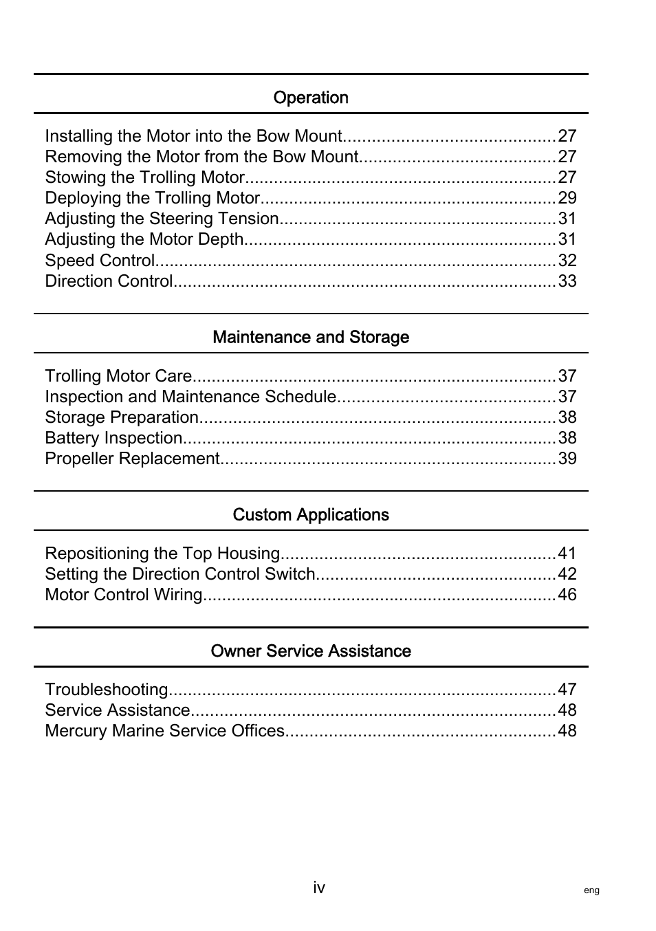 MotorGuide VariMAX User Manual | Page 4 / 53