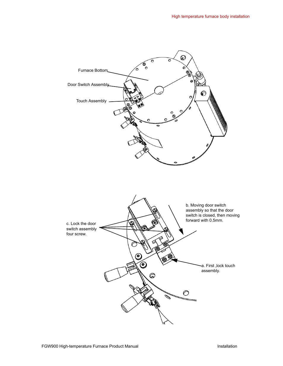 MTS FGW900 High-temperature Furnace User Manual | Page 19 / 38