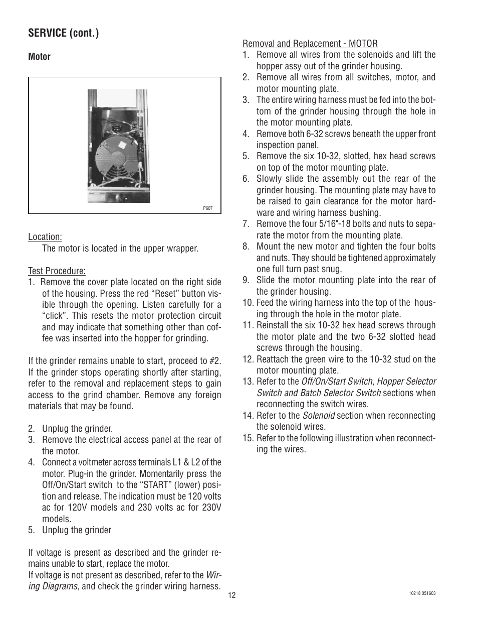 Bunn G9-2 HD-S User Manual | Page 12 / 23