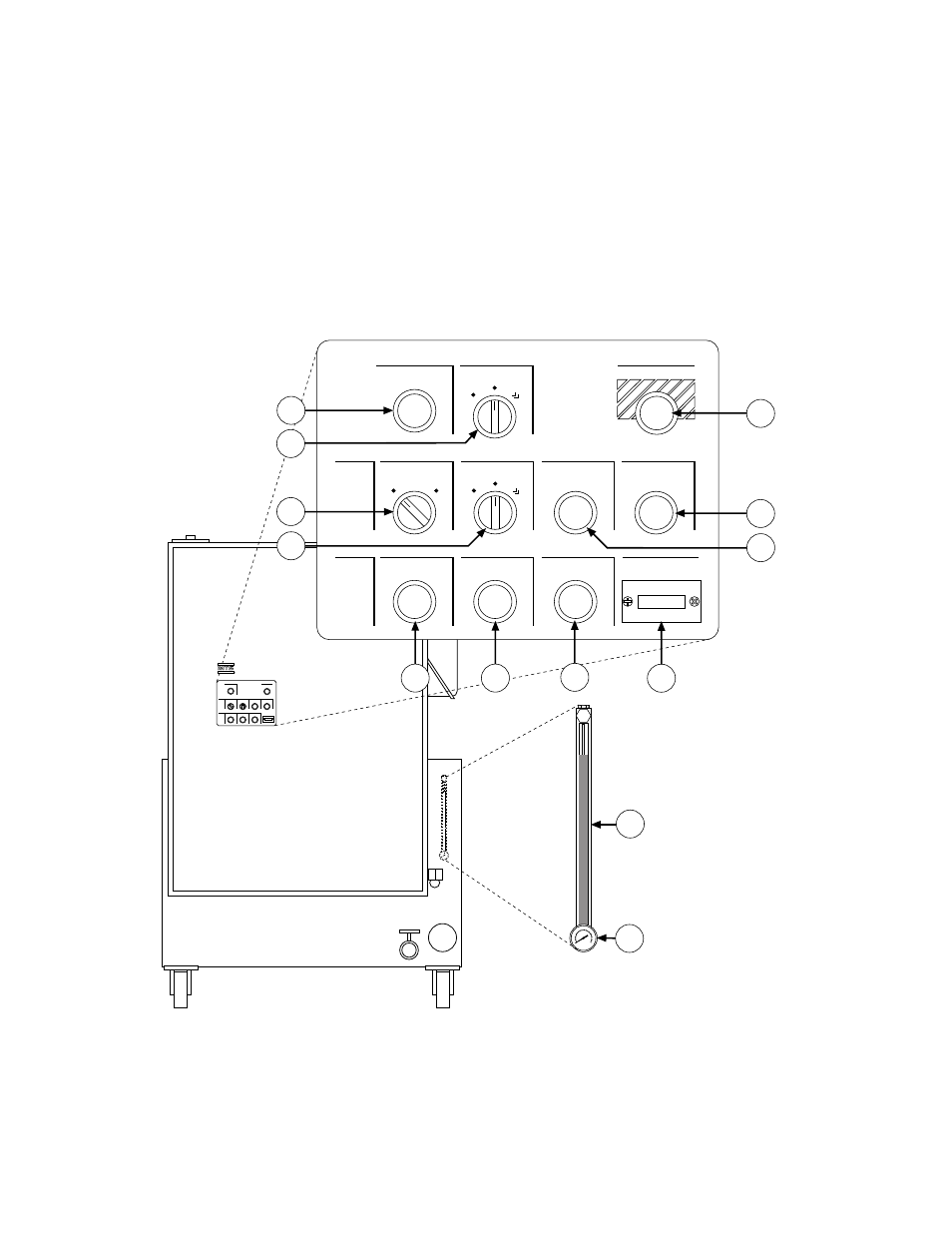 Section 2 operation, 1 controls and indicators, Figure 2-1. controls and indicators | MTS Model 506-62-72 Hydraulic Power Supply User Manual | Page 9 / 44