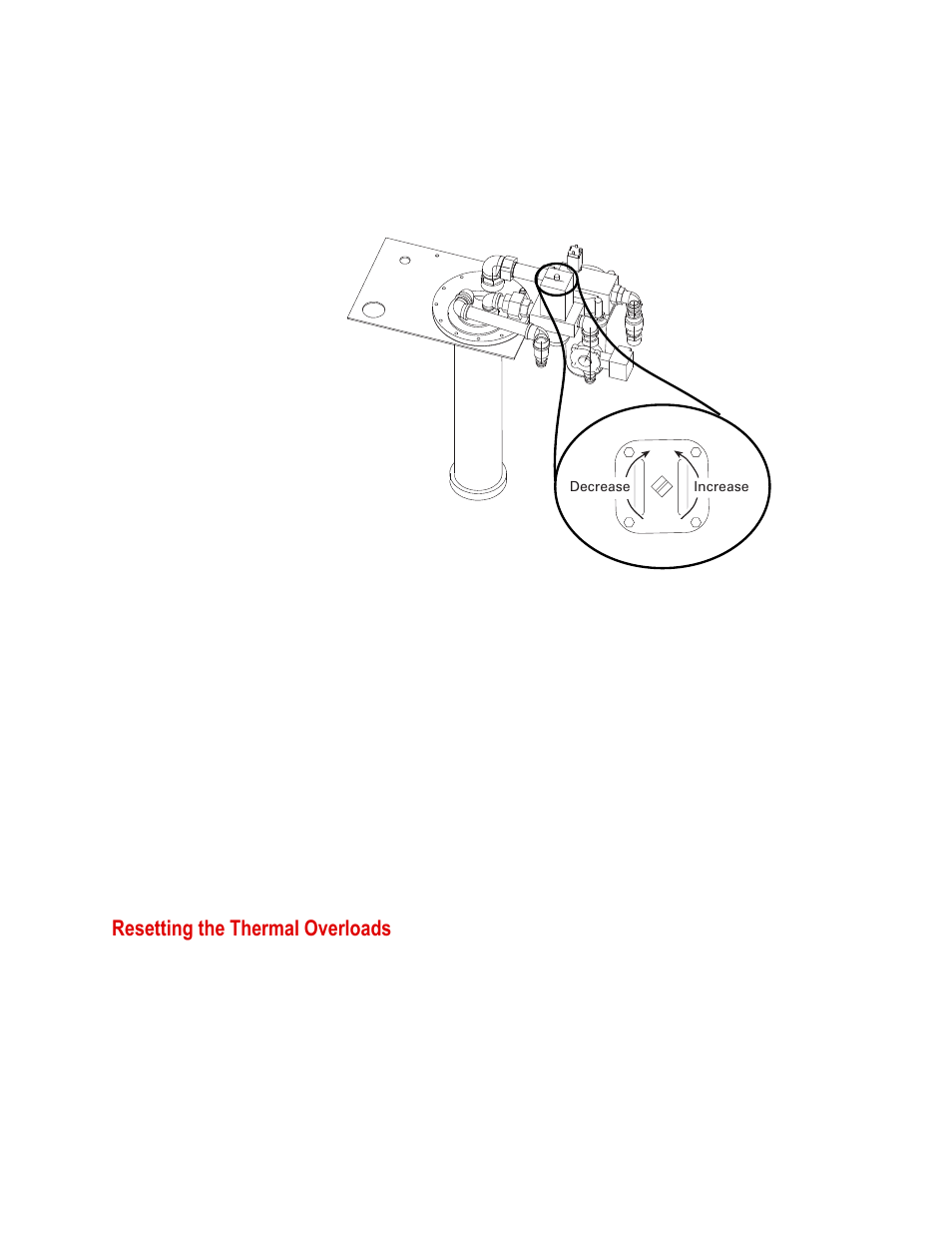 Resetting the thermal overloads, Resetting the thermal overloads 44 | MTS Series 505 SilentFlo Hydraulic Power Unit Model 505-30 User Manual | Page 44 / 90