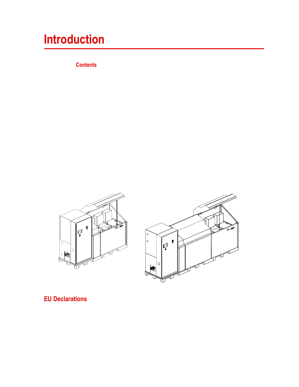 Introduction, Eu declarations, Introduction 15 | Eu declarations 15 | MTS Series 505 SilentFlo Hydraulic Power Unit Model 505-180 User Manual | Page 15 / 118