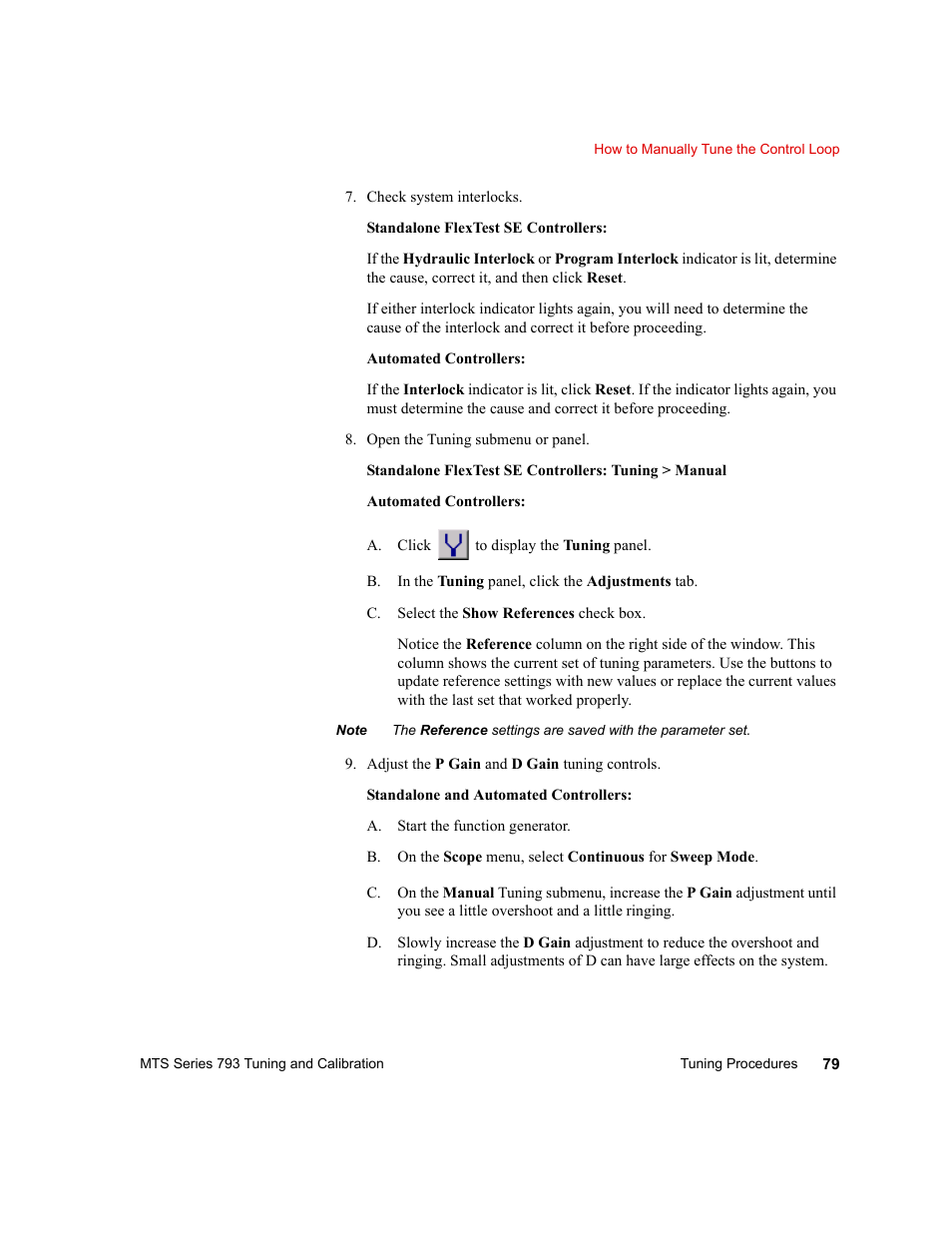MTS Series 793 User Manual | Page 79 / 218