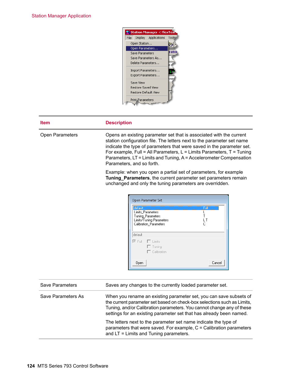 MTS Series 793 User Manual | Page 124 / 490