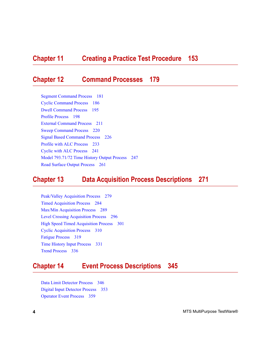 MTS Series 793 Application User Manual | Page 4 / 576