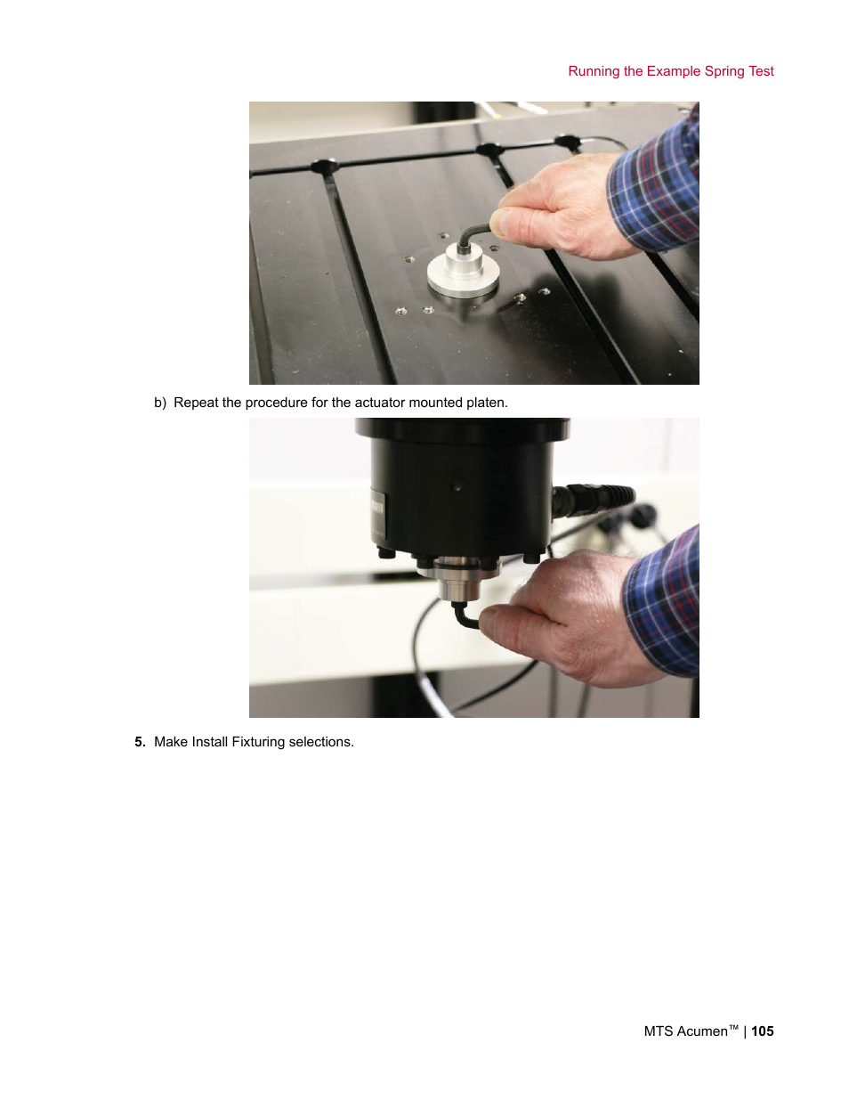 MTS Acumen User Manual | Page 105 / 208