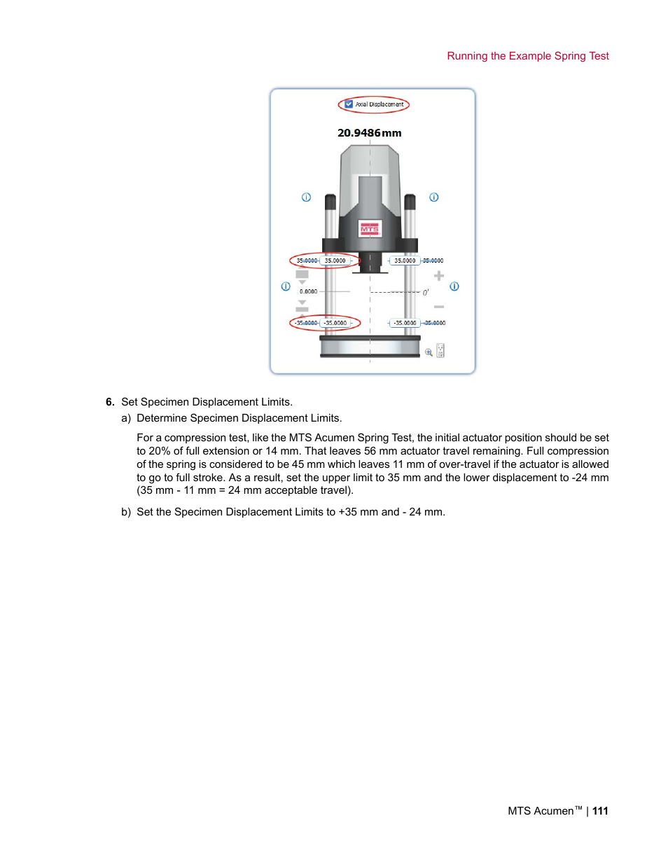 MTS Acumen User Manual | Page 111 / 208