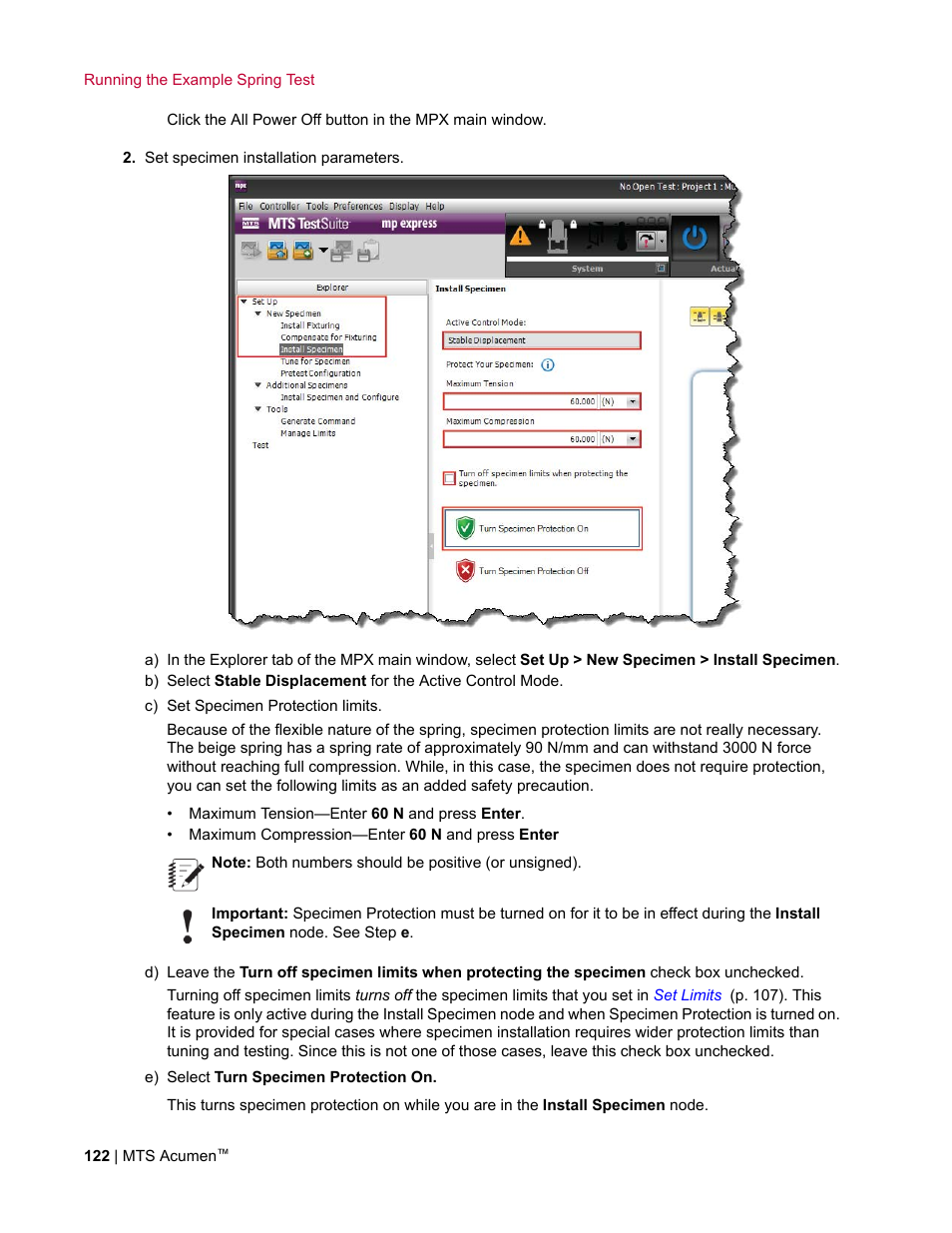 MTS Acumen User Manual | Page 122 / 208