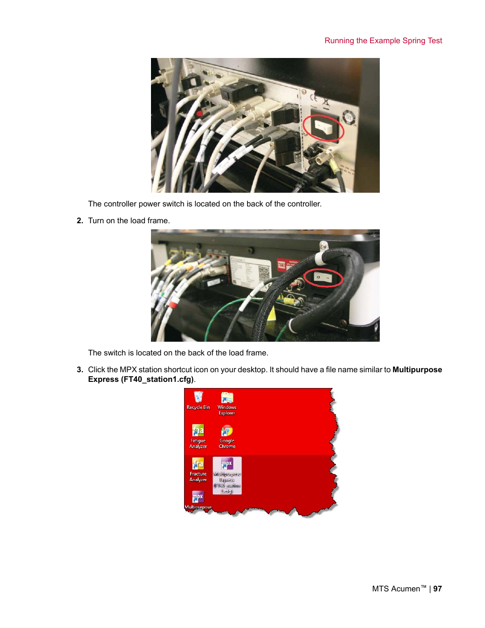MTS Acumen User Manual | Page 97 / 208