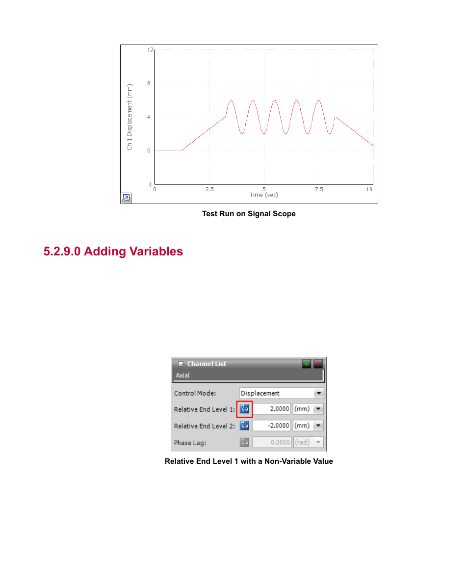 0 adding variables | MTS Multipurpose Elite User Manual | Page 50 / 112
