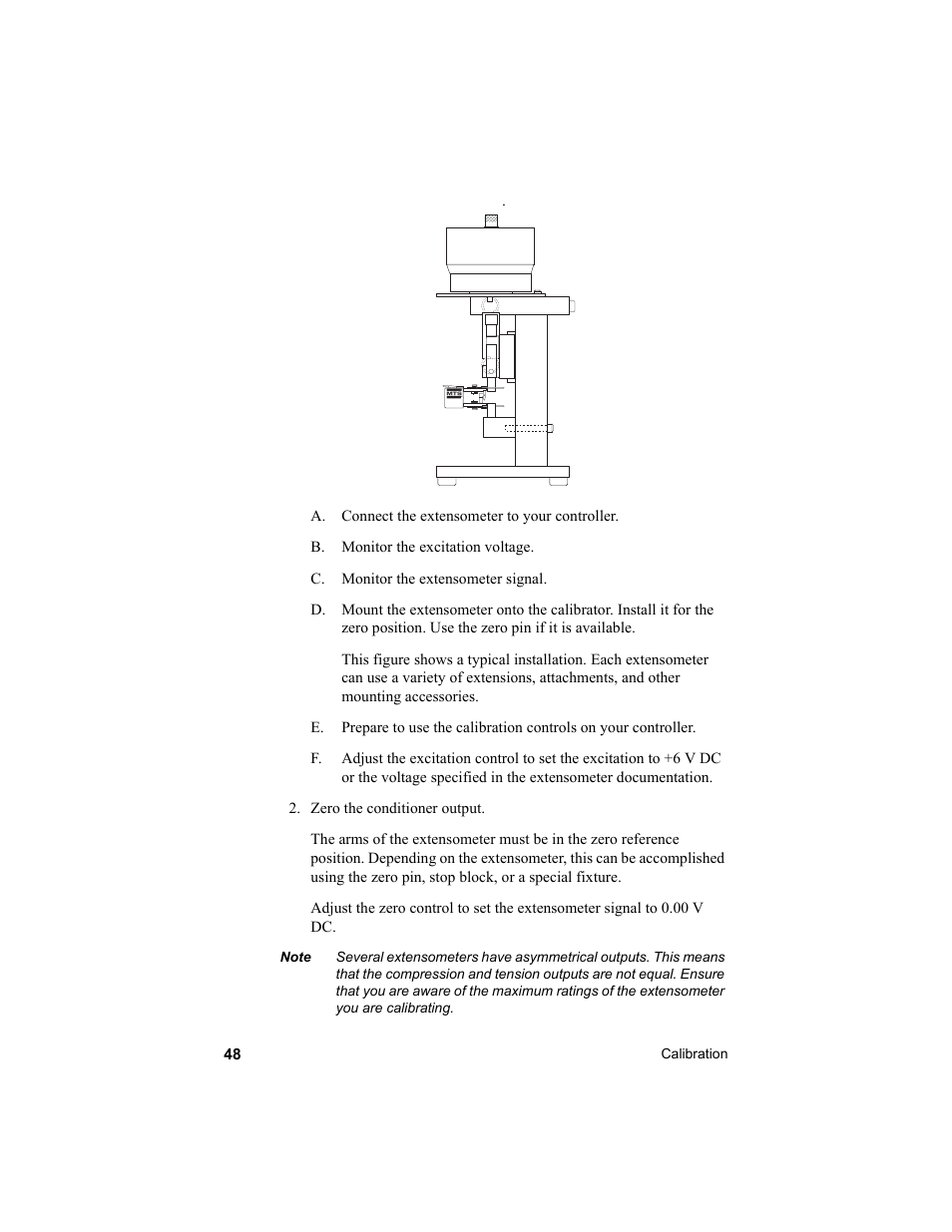 MTS Axial Extensometers User Manual | Page 48 / 64