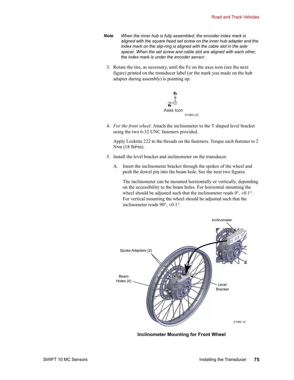 MTS SWIFT 10 MC Sensor User Manual | Page 75 / 144
