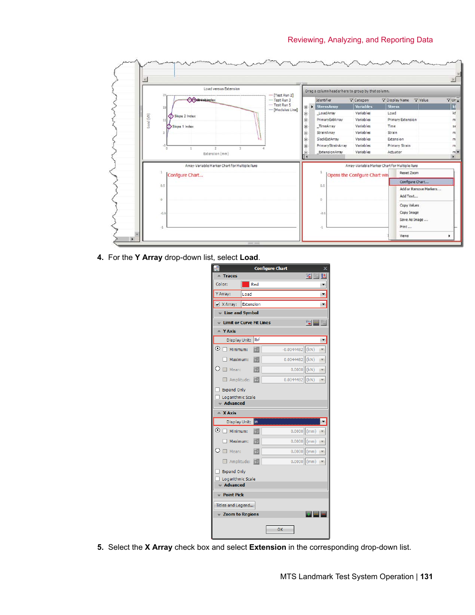 MTS Landmark TWX User Manual | Page 131 / 162