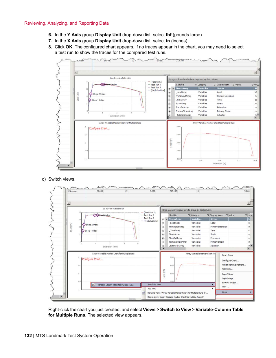 MTS Landmark TWX User Manual | Page 132 / 162