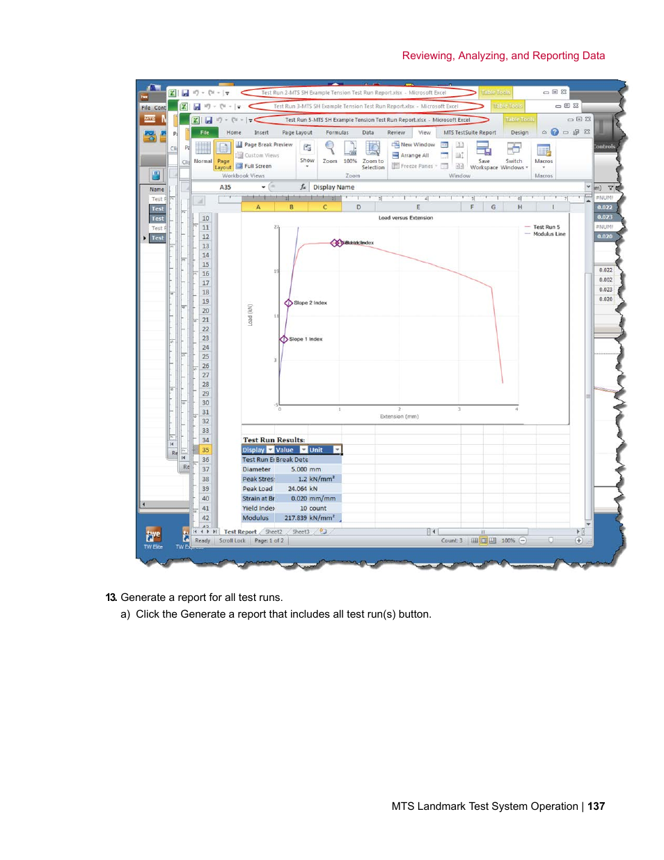 MTS Landmark TWX User Manual | Page 137 / 162