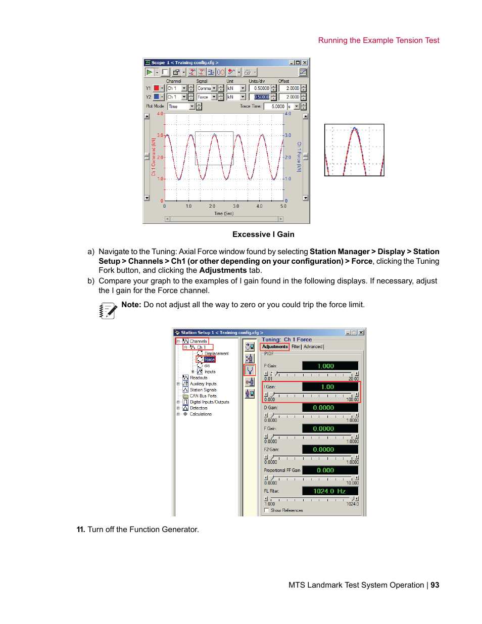 MTS Landmark TWX User Manual | Page 93 / 162