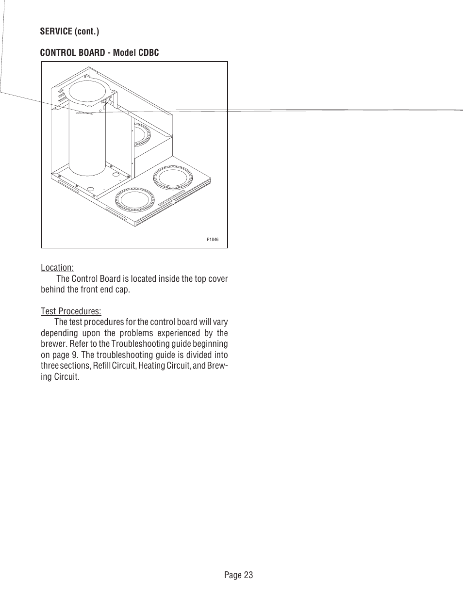 Bunn CDBCF CDBCP User Manual | Page 23 / 36