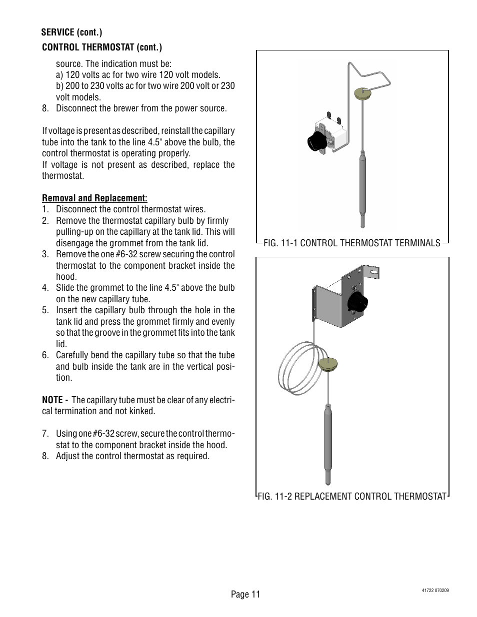 Bunn TB3Q-LP User Manual | Page 11 / 27