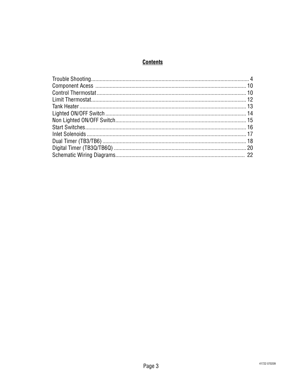 Bunn TB3Q-LP User Manual | Page 3 / 27