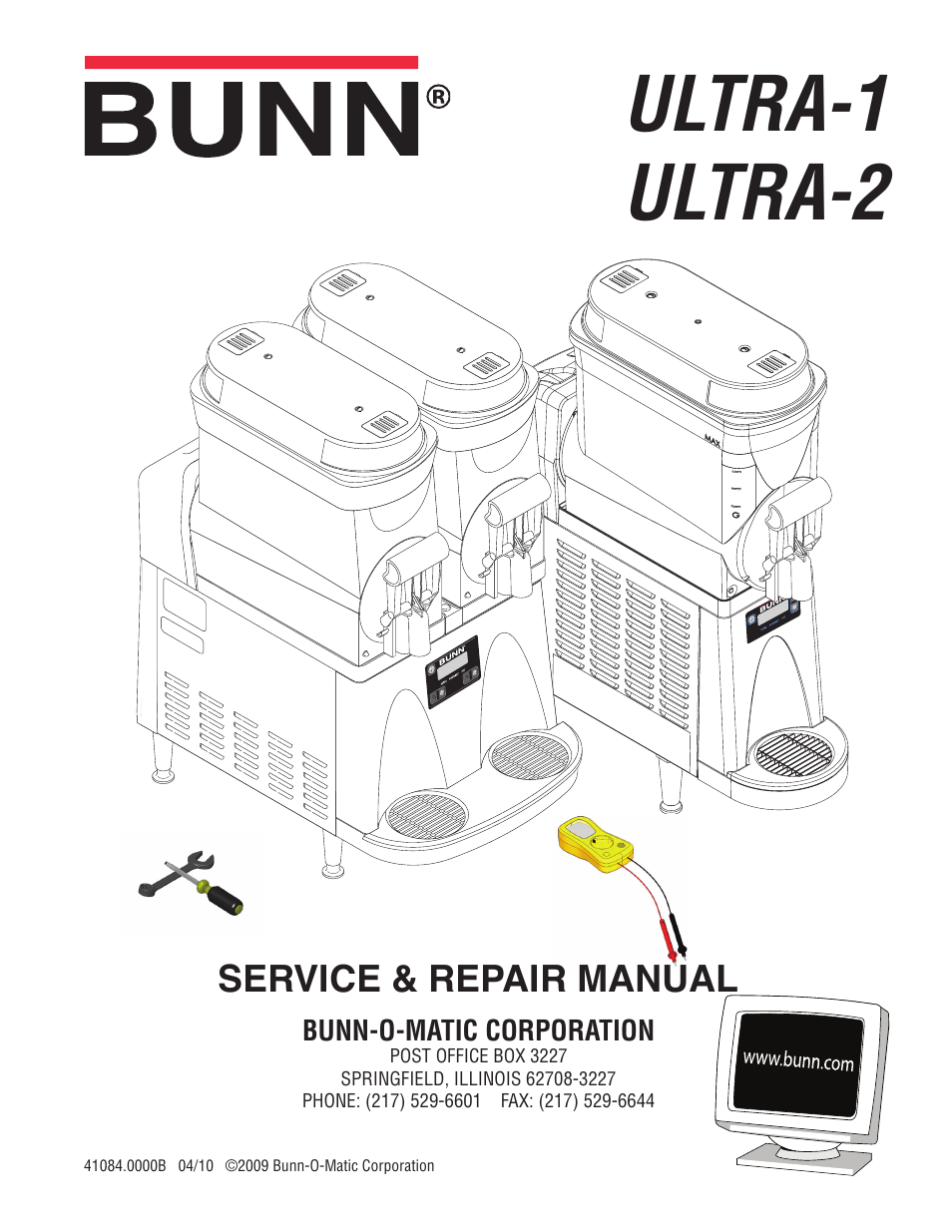 Bunn -O-MATIC ULTRA-1 User Manual | 63 pages