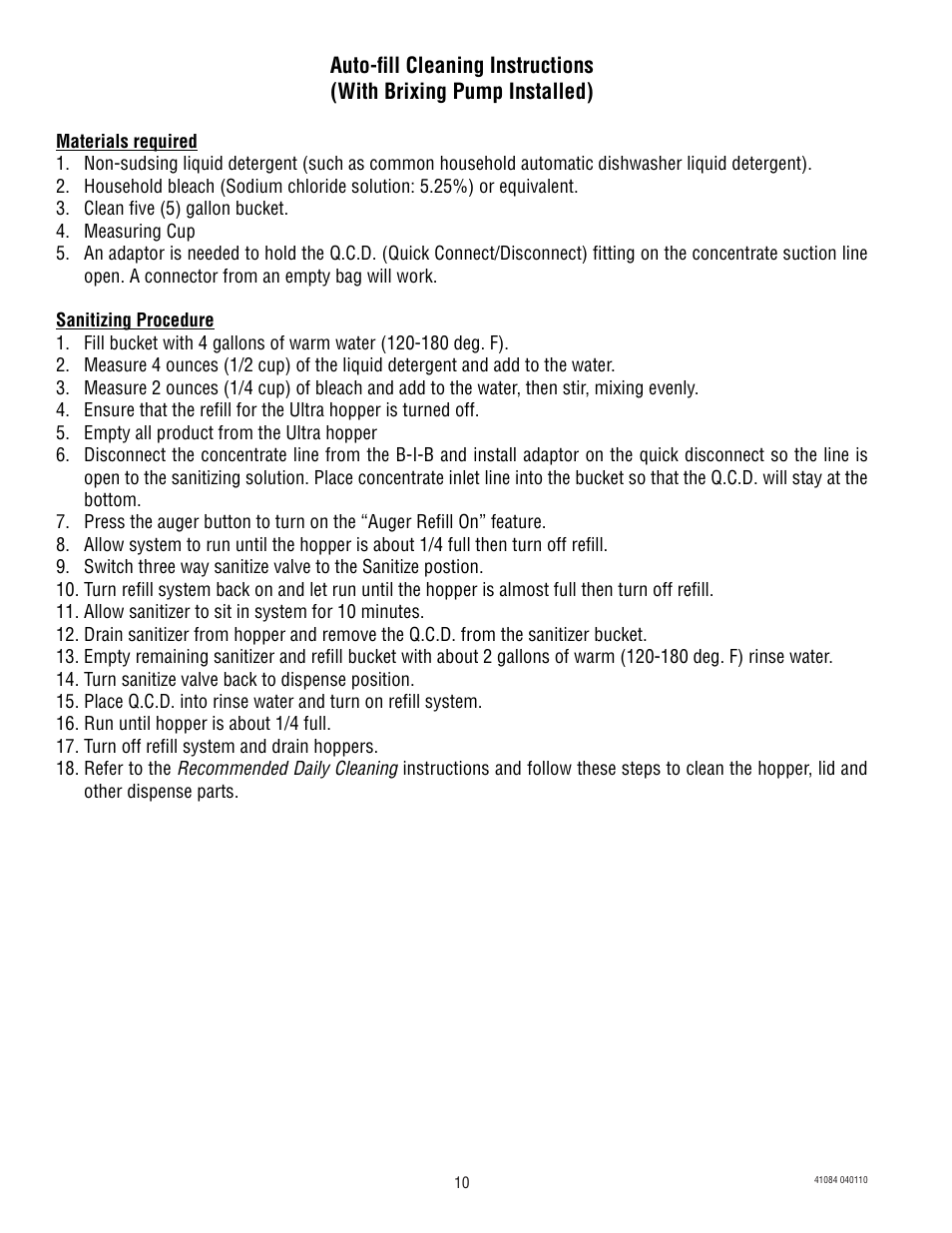 Bunn -O-MATIC ULTRA-1 User Manual | Page 10 / 63