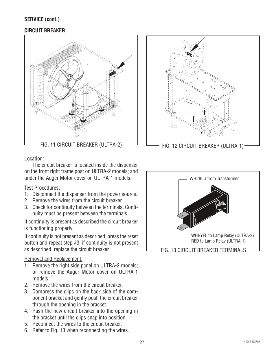 Bunn -O-MATIC ULTRA-1 User Manual | Page 27 / 63