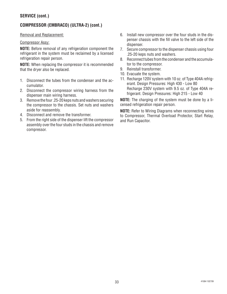 Bunn -O-MATIC ULTRA-1 User Manual | Page 33 / 63