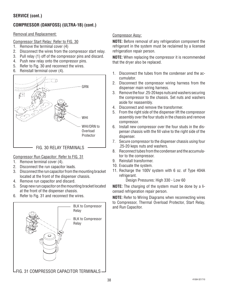 Bunn -O-MATIC ULTRA-1 User Manual | Page 38 / 63
