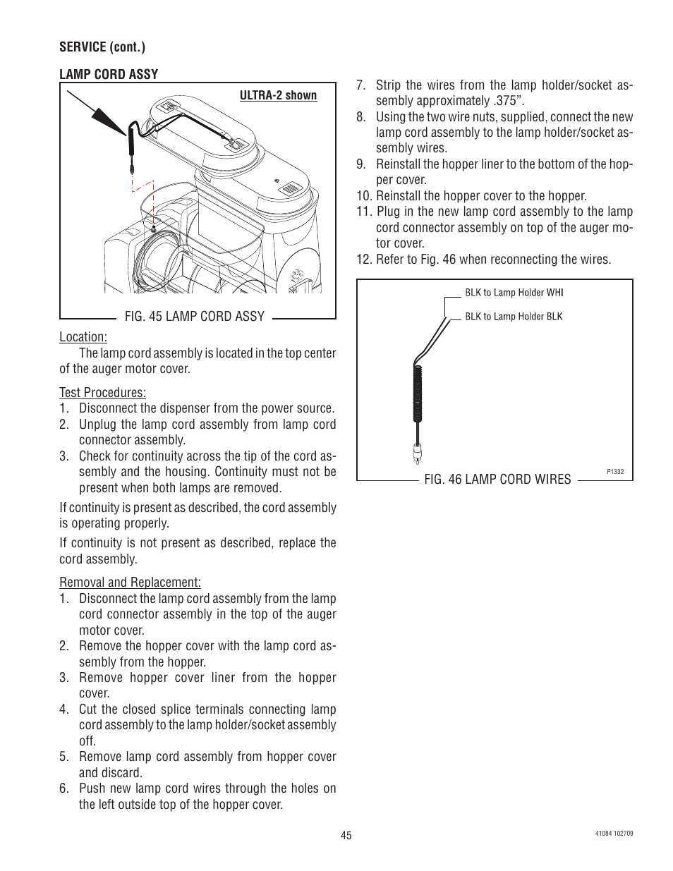 Bunn -O-MATIC ULTRA-1 User Manual | Page 45 / 63