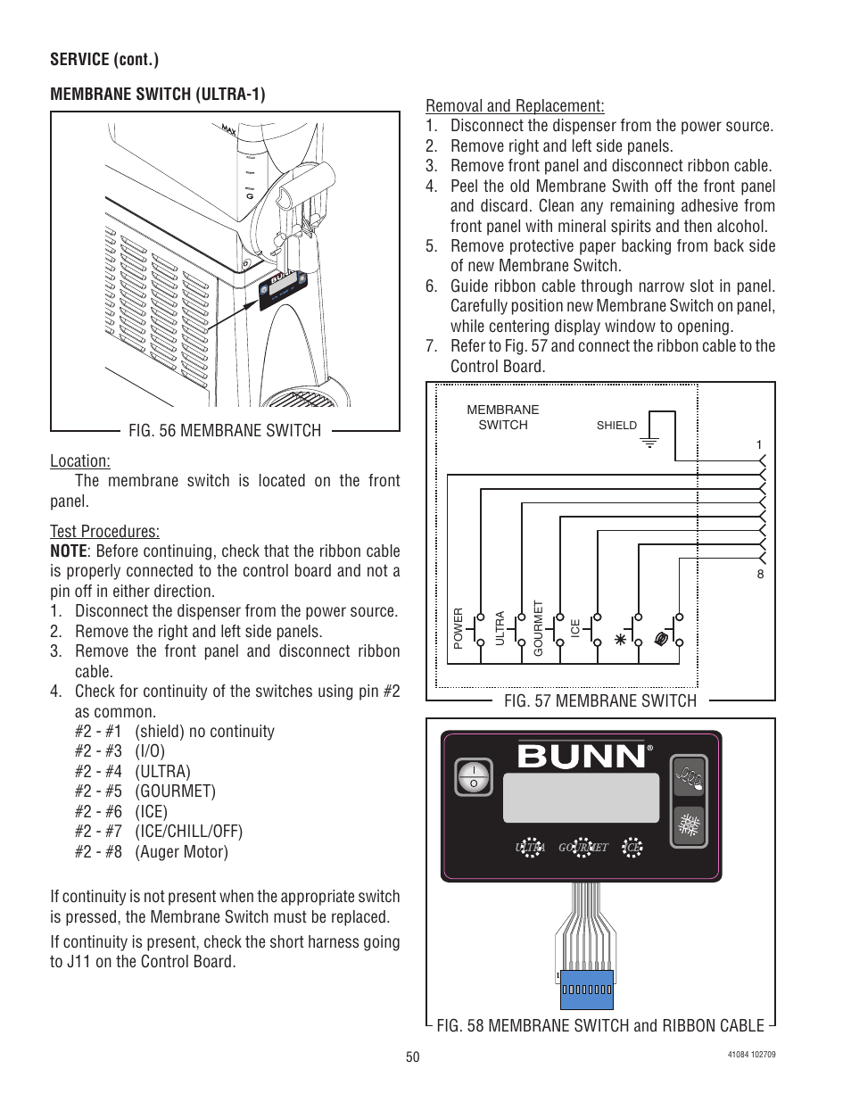 Bunn -O-MATIC ULTRA-1 User Manual | Page 50 / 63