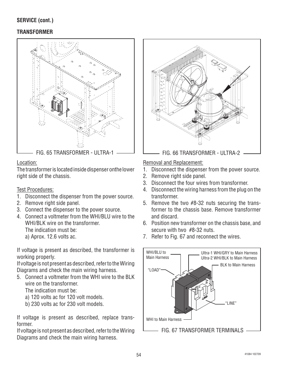 Bunn -O-MATIC ULTRA-1 User Manual | Page 54 / 63