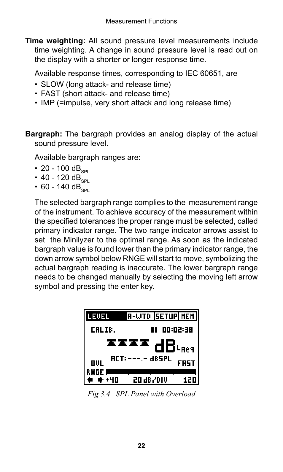 NTi Audio Minilyzer ML1 User Manual | Page 22 / 53