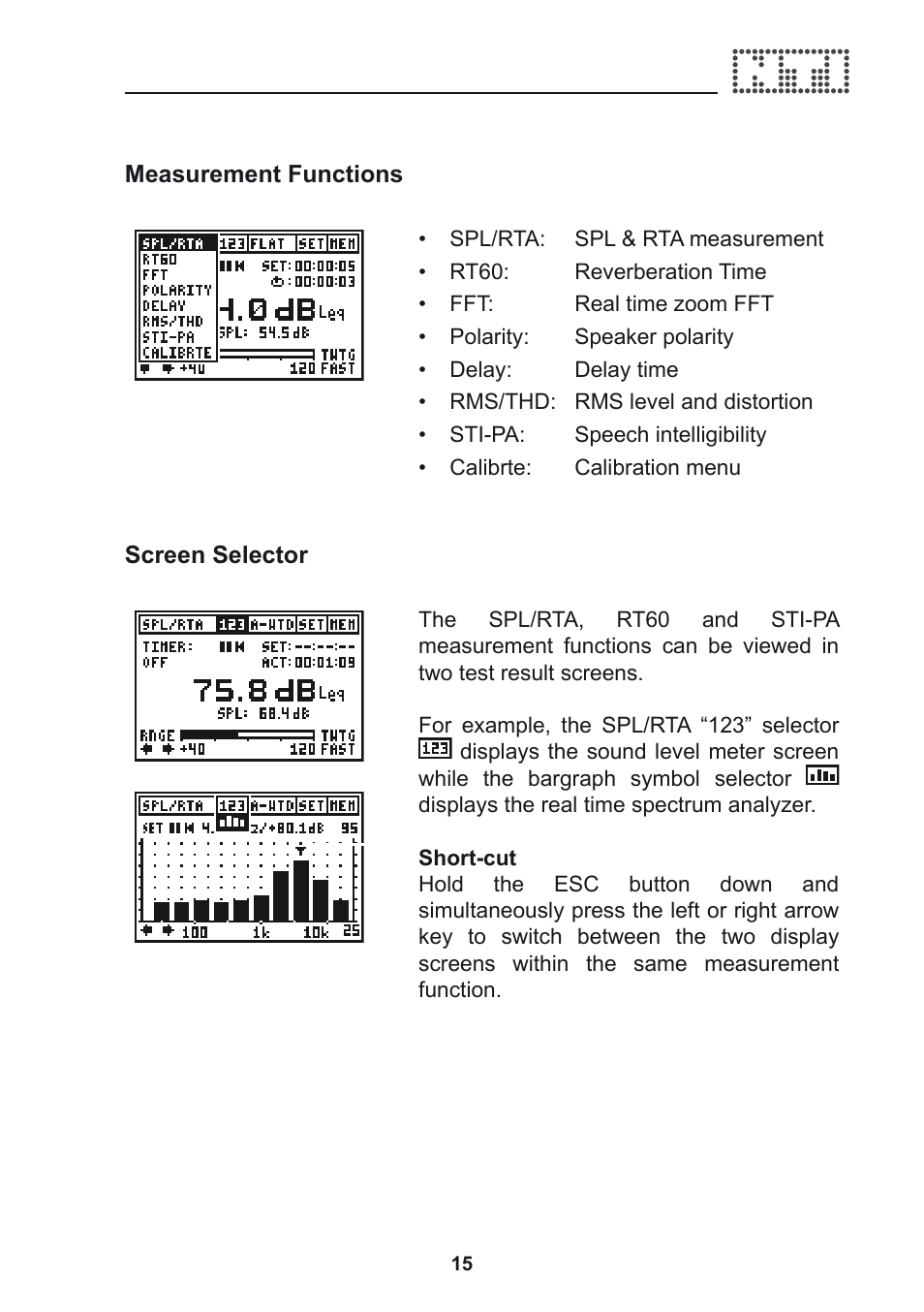 NTi Audio Acoustilyzer AL1 User Manual | Page 15 / 96