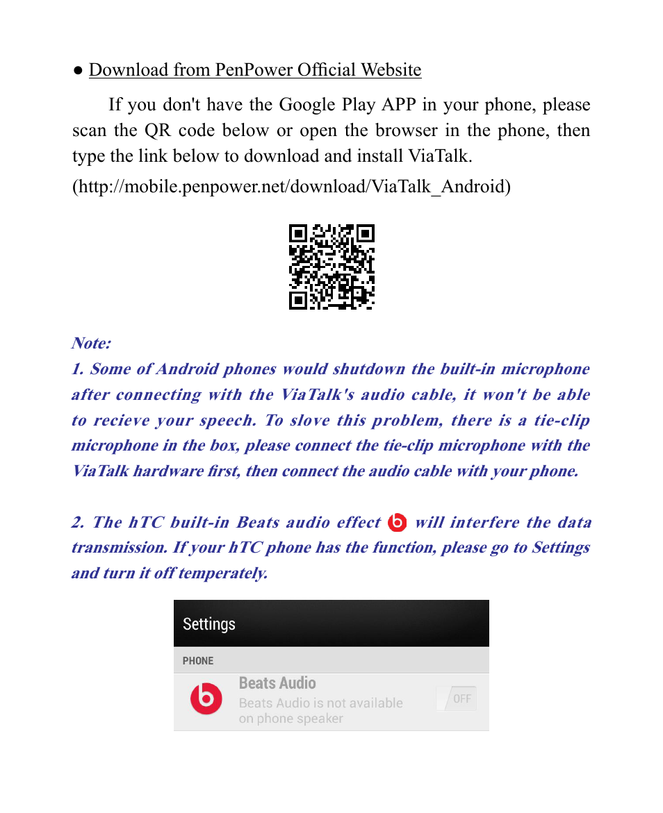 Penpower ViaTalk (Win) User Manual | Page 6 / 12