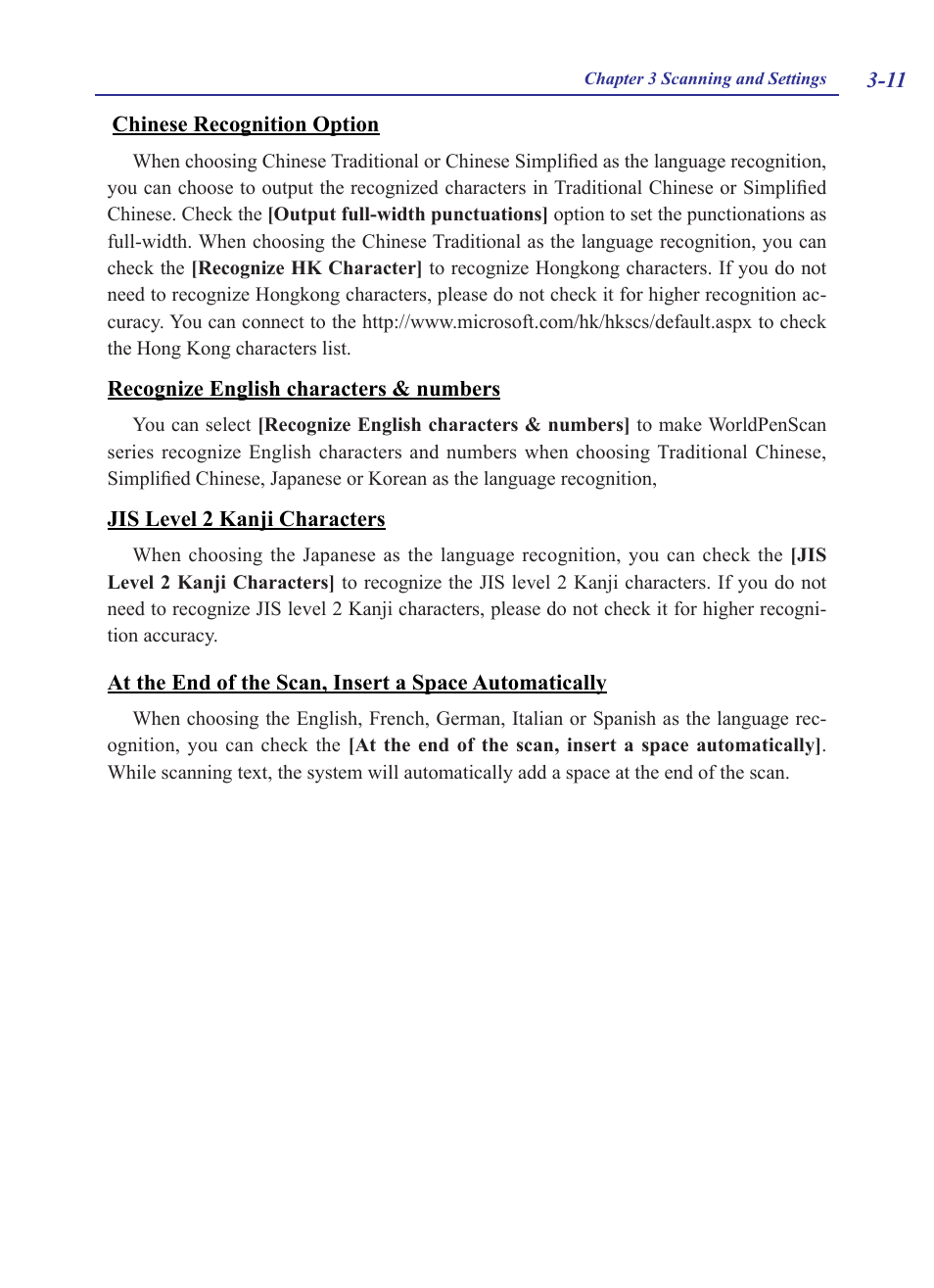 Penpower WorldPenScan (Win) User Manual | Page 27 / 36