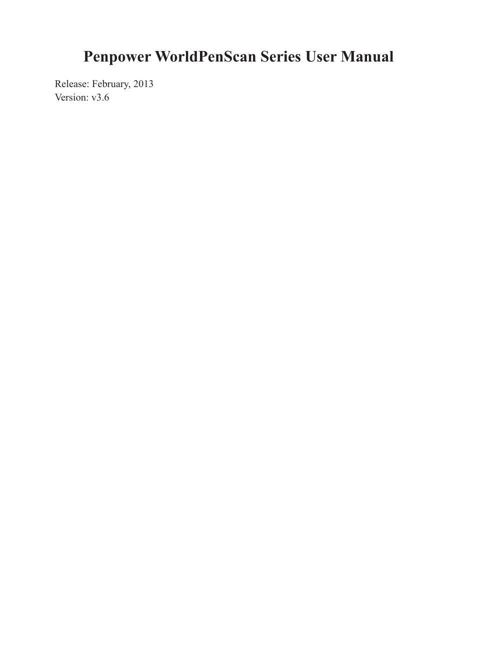 Penpower worldpenscan series user manual | Penpower WorldPenScan (Win) User Manual | Page 36 / 36