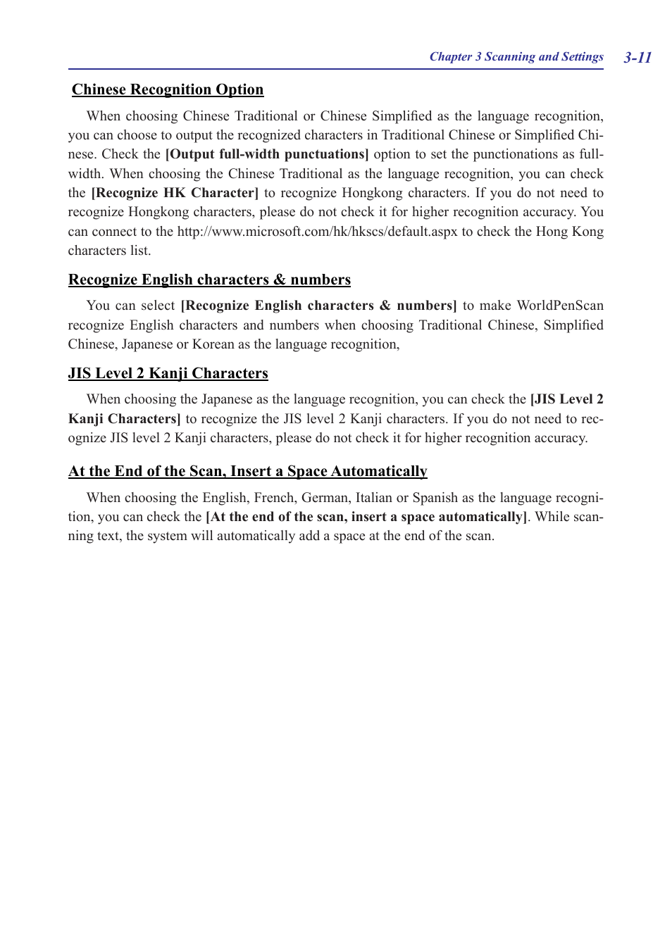 Penpower WorldPenScan (Mac) User Manual | Page 26 / 32