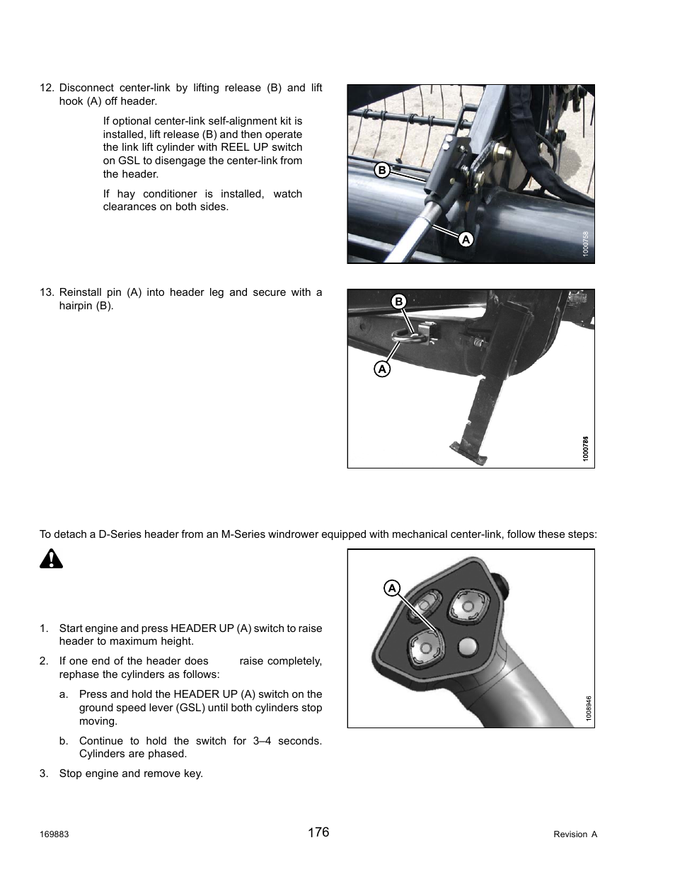 Danger | MacDon M155 Operators Manual User Manual | Page 192 / 458