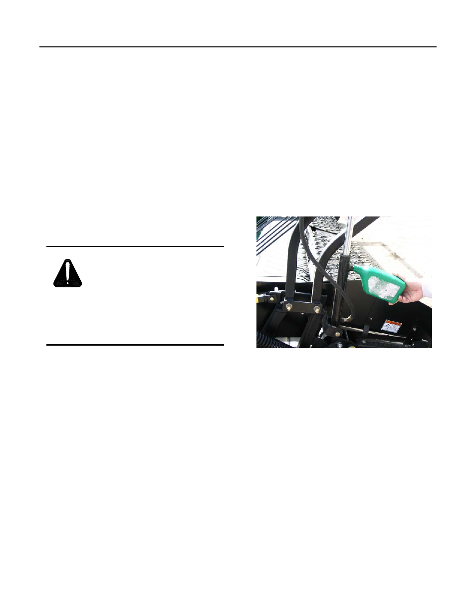 Caution | MacDon PW7 Pick-Up Header User Manual | Page 63 / 91