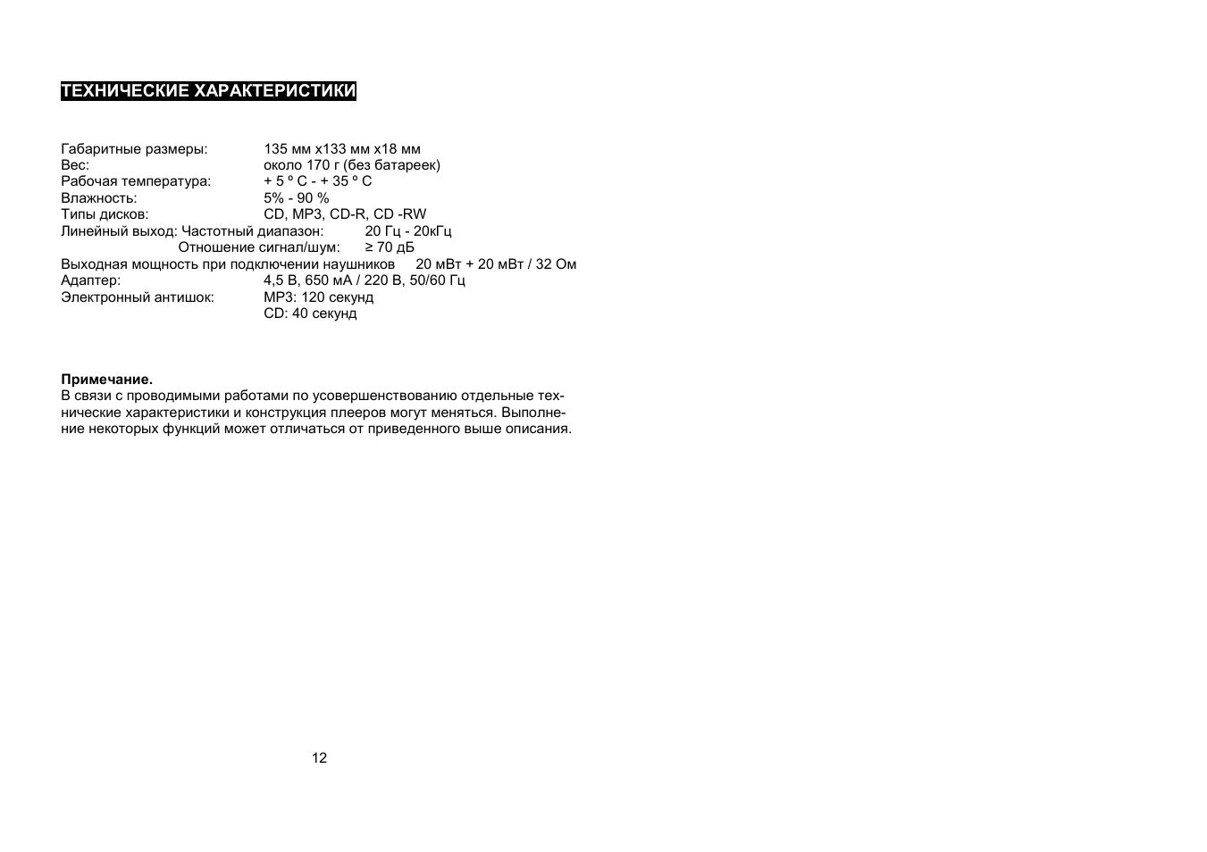 Akai PD-P2500 User Manual | Page 7 / 7