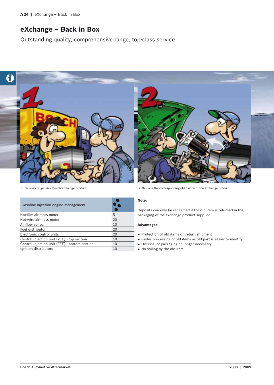Exchange – back in box | Bosch 2008 User Manual | Page 26 / 75