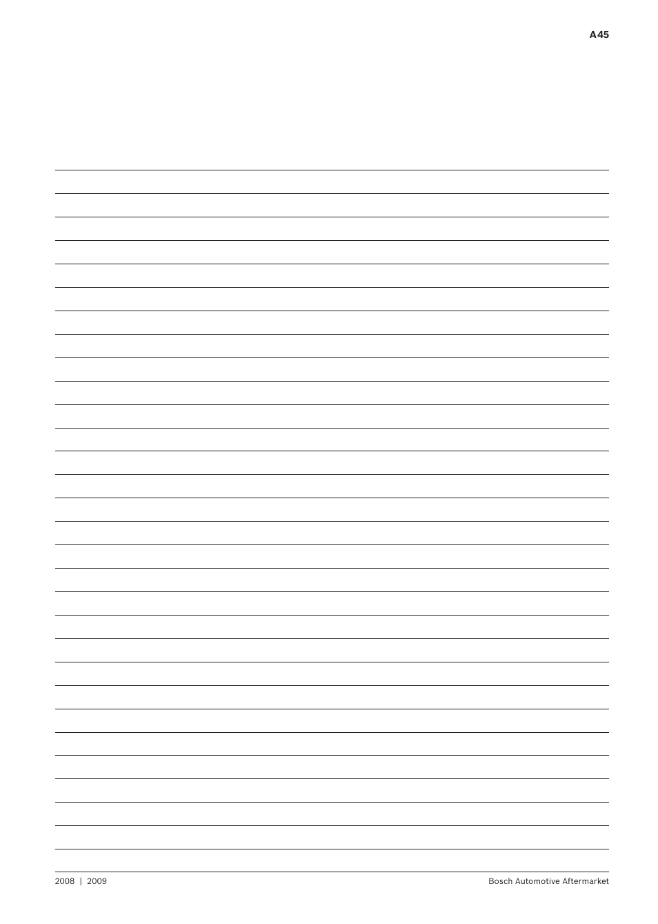 Bosch 2008 User Manual | Page 47 / 75