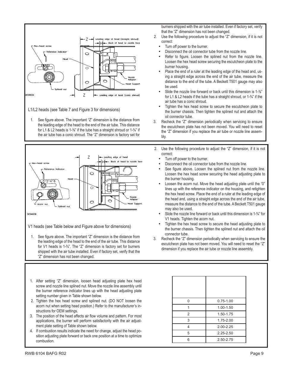 Beckett AFG User Manual | Page 9 / 16