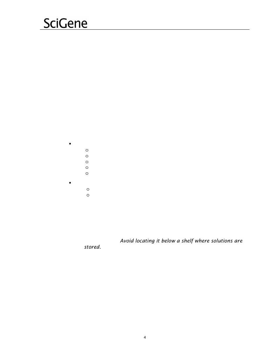 SciGene 400 Hybridization Incubator User Manual | Page 5 / 12