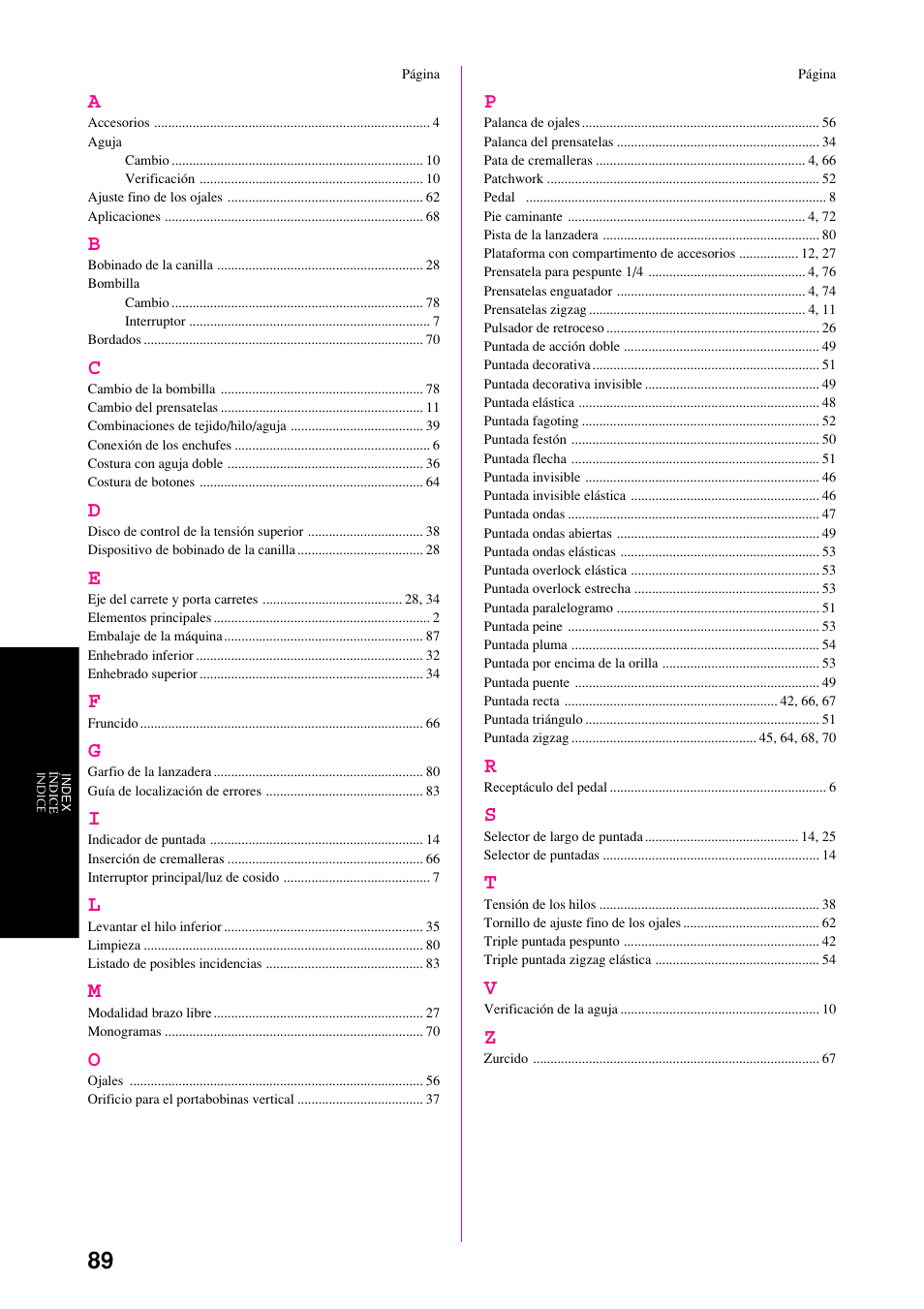 Brother XL-6063 User Manual | Page 100 / 101