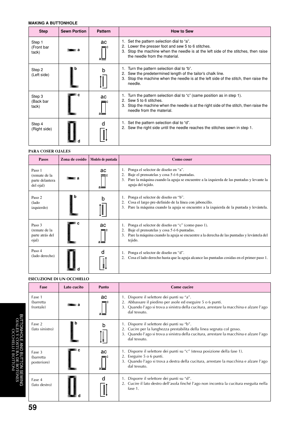 Brother XL-6063 User Manual | Page 70 / 101