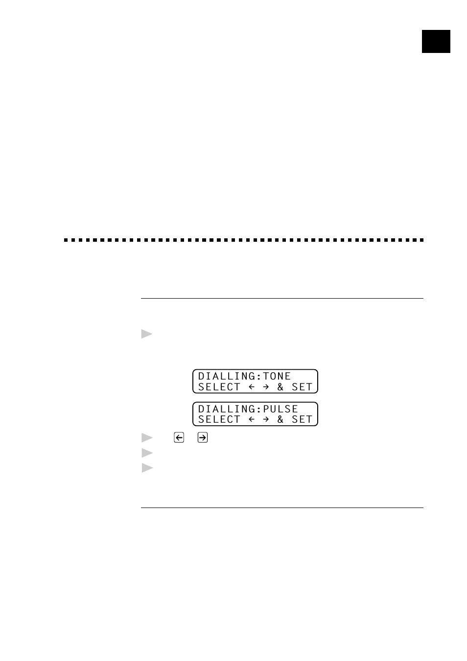 Getting started 31, Setting the dialling mode (tone/pulse), Setting the date and time | Setting the station id, Initial setup, Getting started | Brother FAX-8350P User Manual | Page 41 / 188