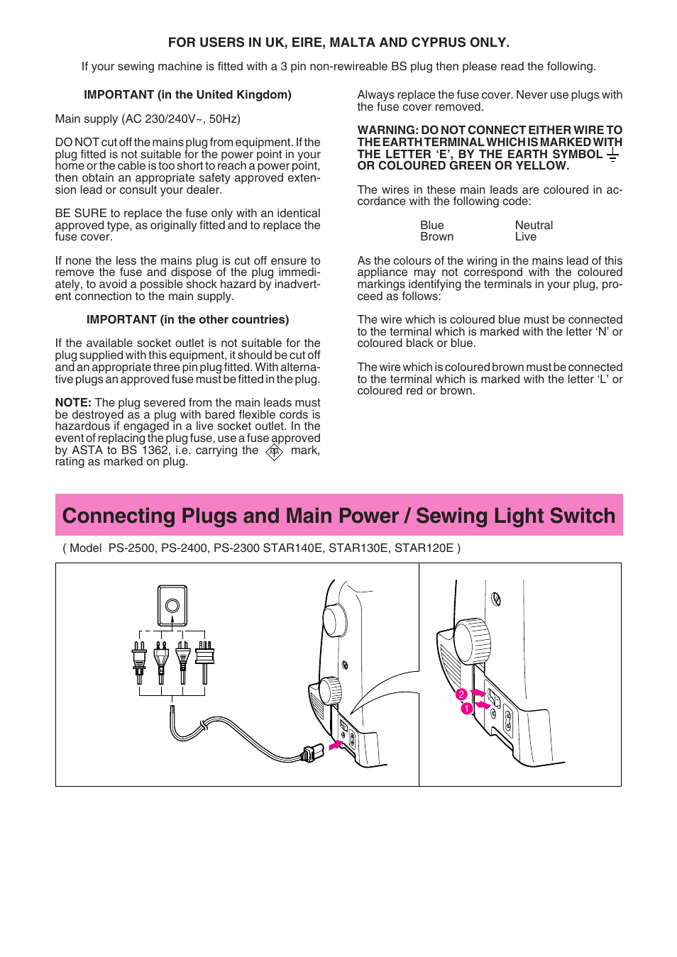 Brother STAR 120E User Manual | Page 4 / 93