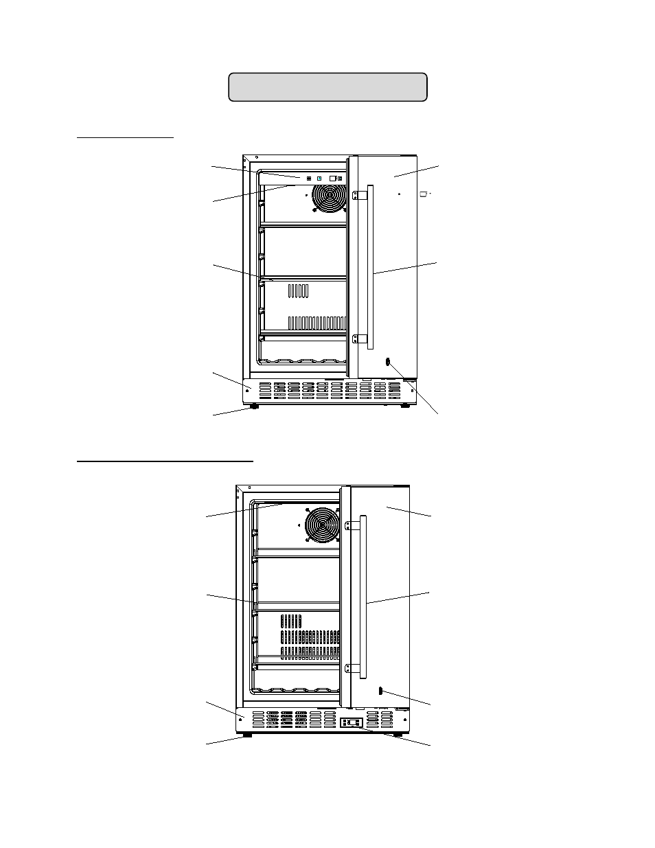 Location of parts | Summit SPR315OS User Manual | Page 5 / 16